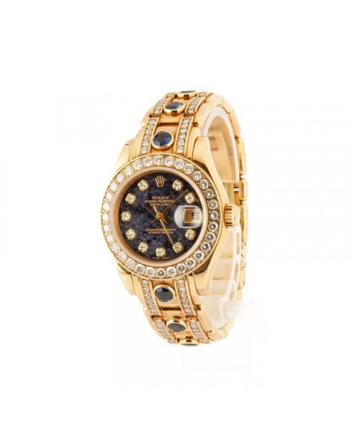 Rolex Lady Datejust Pearlmaster 69298 Sodalite Dial