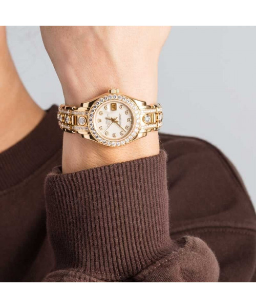 Rolex Lady Datejust Pearlmaster 69298 18k Yellow Gold