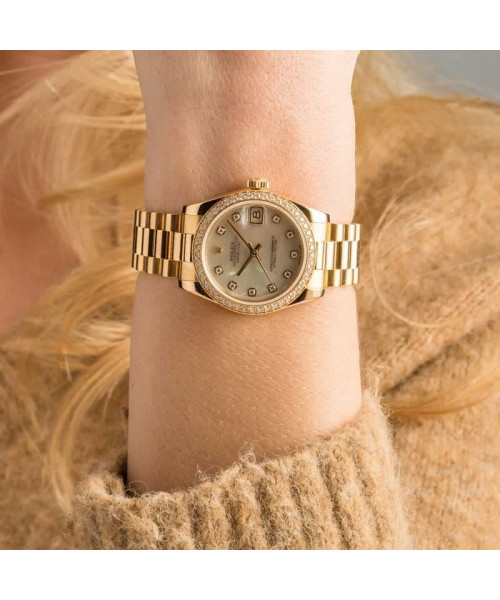 Ladies Rolex Datejust 31 ref 178288 Mother of Pearl Dial