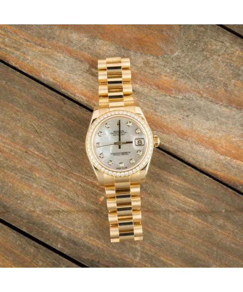 Ladies Rolex Datejust 31 ref 178288 Mother of Pearl Dial