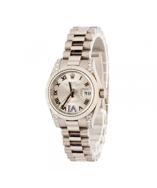 Ladies Rolex Datejust 179239 18k White Gold