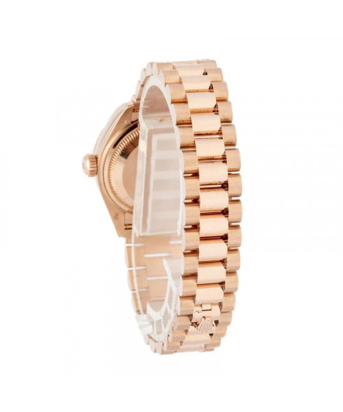 Rolex Lady Datejust 18k Everose Gold 279165 Silver Dial