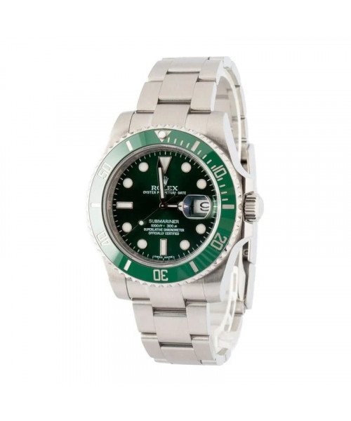 Hulk Rolex Submariner Ref 116610LV Green Dial