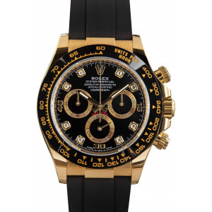 Rolex Daytona Ref 116518 Black Diamond Dial