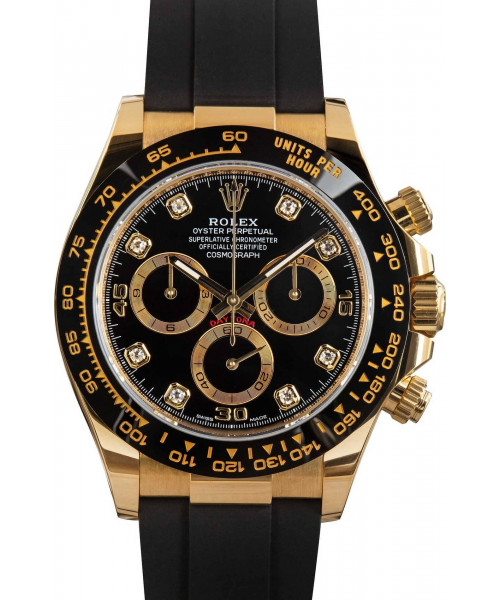 Rolex Daytona Ref 116518 Black Diamond Dial