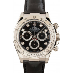 Rolex Daytona 116519 Black Diamond Dial