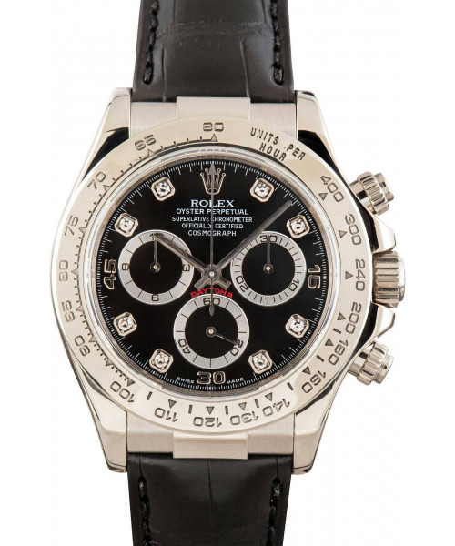 Rolex Daytona 116519 Black Diamond Dial