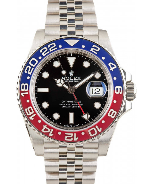 Pepsi Rolex GMT-Master II ref 126710BLRO Jubilee Bracelet