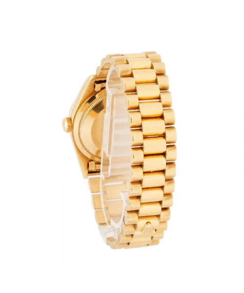 Rolex Day-Date 36 Yellow Gold 18238 Onyx Arabic Diamond Dial