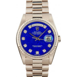 Rolex Day-Date 18239 Lapis Lazuli Diamond Dial