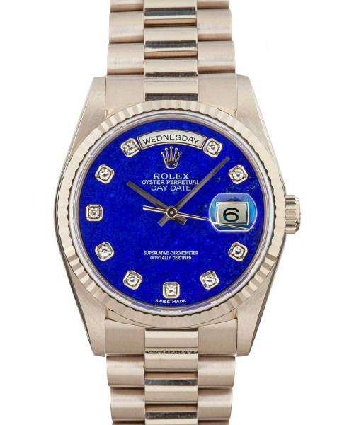 Rolex Day-Date 18239 Lapis Lazuli Diamond Dial