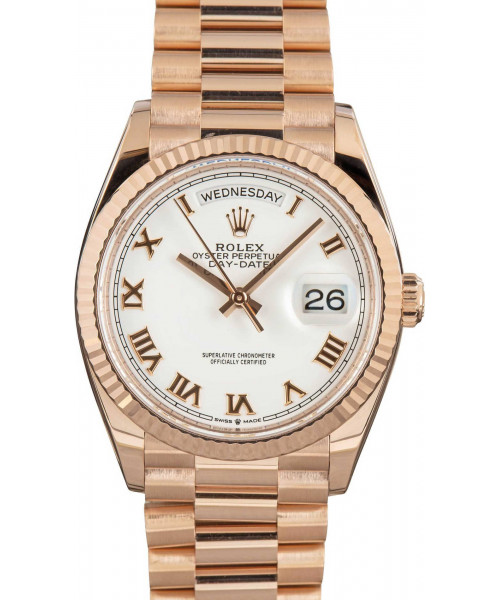 Rolex Day-Date 36 ref 128235 18k Everose Gold