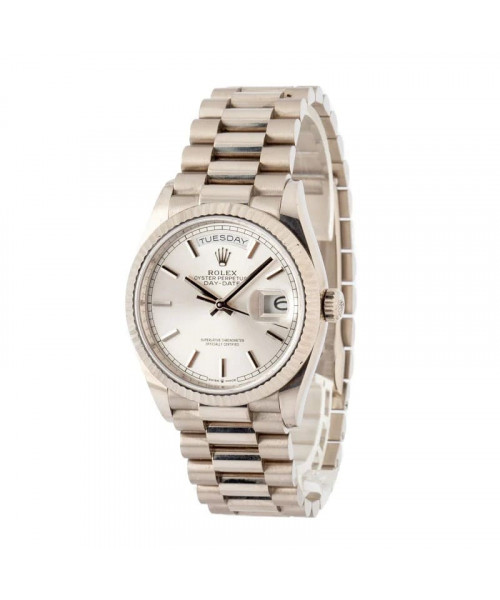 Rolex Day-Date 36 Ref 128239 Silver Dial