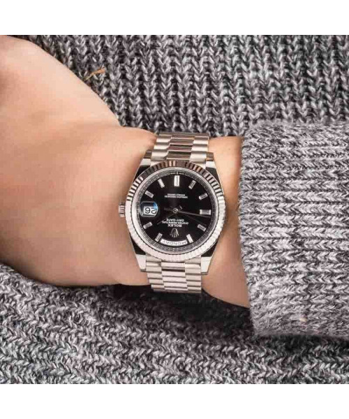 Rolex Day-Date 40 Ref 228239 Black Diamond Dial