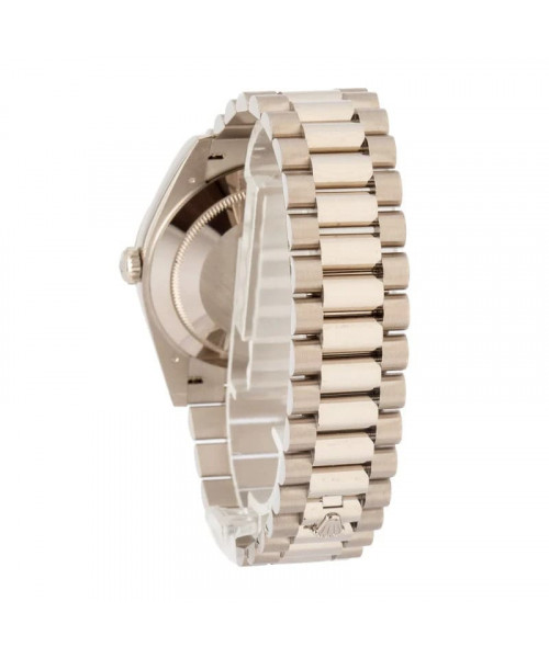 Rolex Day-Date 40 Ref 228239 Silver Diamond Dial