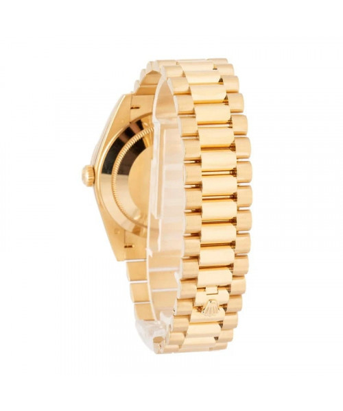 Rolex Day-Date 40 Ref 228238 Silver Diagonal Motif Dial