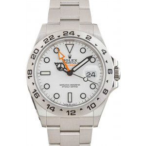 Rolex Explorer II 226570 White Polar Dial