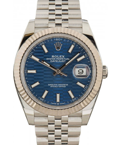 Rolex Datejust 41 Ref 126334 Fluted Motif Dial