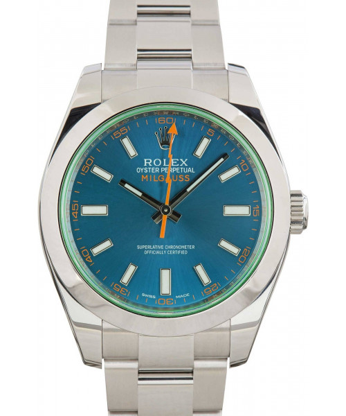 Rolex Milgauss Stainless Steel 116400GV Blue Dial