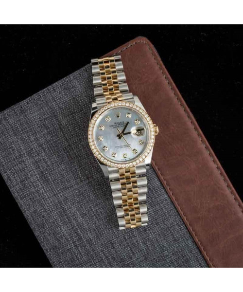 Rolex Datejust 36 Ref 126283 Mother Of Pearl Dial