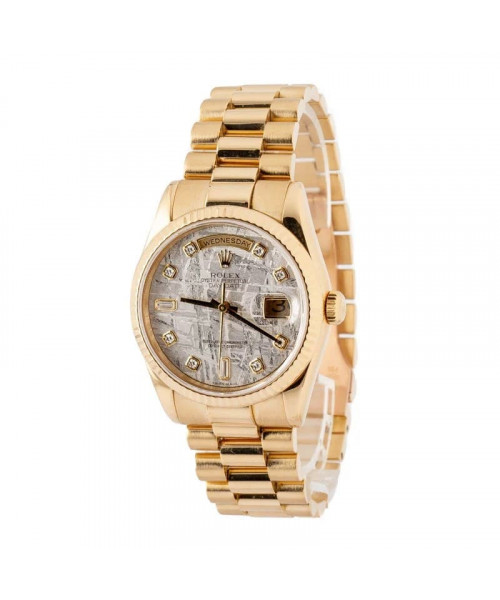 Rolex Day-Date 118238 Meteorite Diamond Dial