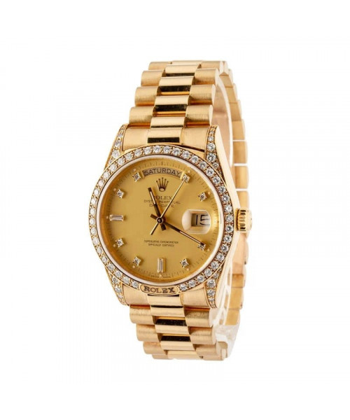 Rolex Day-Date 36 Ref 18138 Diamond Case