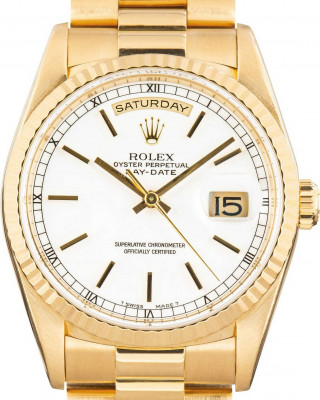 Rolex Presidential Day-Date 18238 White Dial