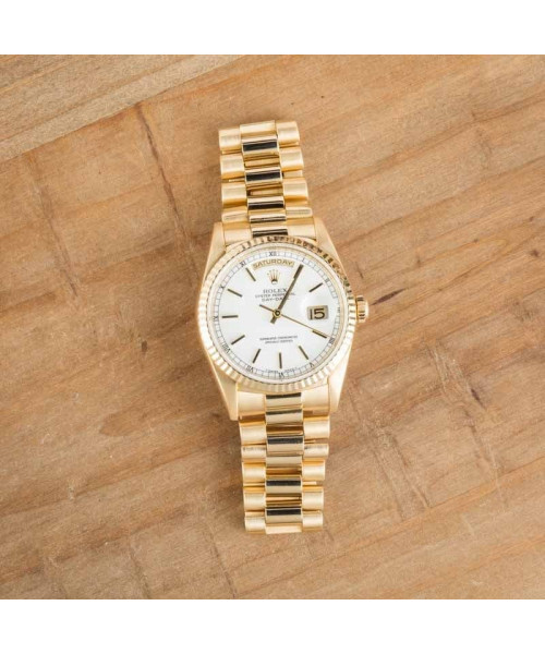 Rolex Presidential Day-Date 18238 White Dial