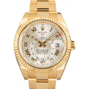 Rolex Sky-Dweller 326938 Silver Roman Dial