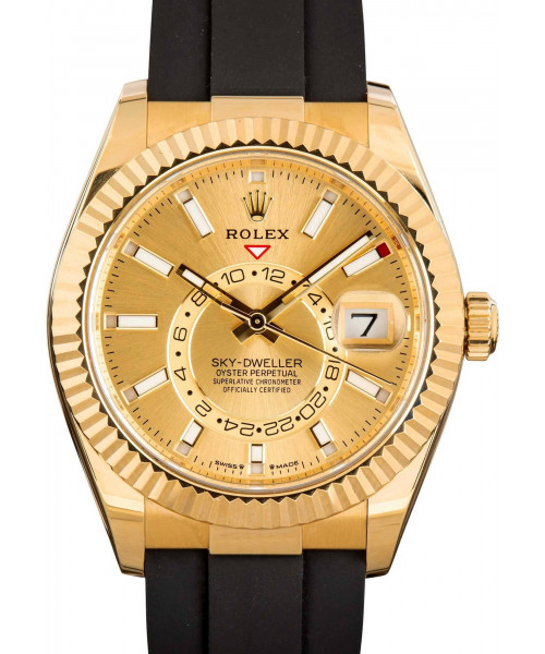 Rolex Sky-Dweller Ref 336238 Champagne Dial