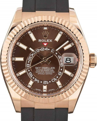 Rolex Sky-Dweller Ref 326235 Chocolate Dial