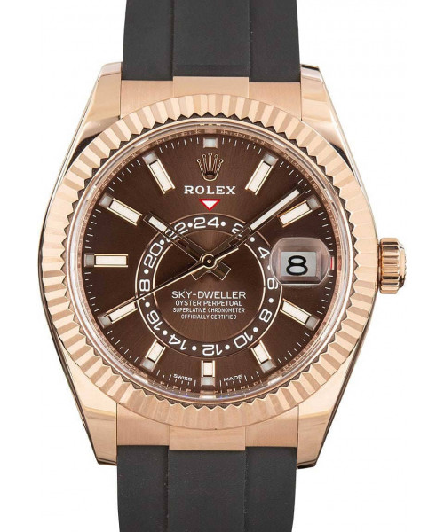 Rolex Sky-Dweller Ref 326235 Chocolate Dial