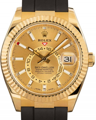 Rolex Sky-Dweller Ref 326238 Champagne Dial