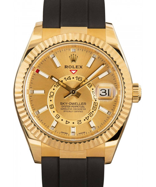 Rolex Sky-Dweller Ref 326238 Champagne Dial