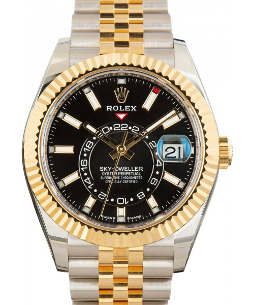 Men's Rolex Sky-Dweller Ref 336933 Black Dial