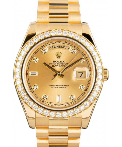 Rolex Day-Date II Ref 218348 18k Yellow Gold