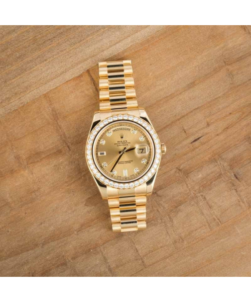 Rolex Day-Date II Ref 218348 18k Yellow Gold