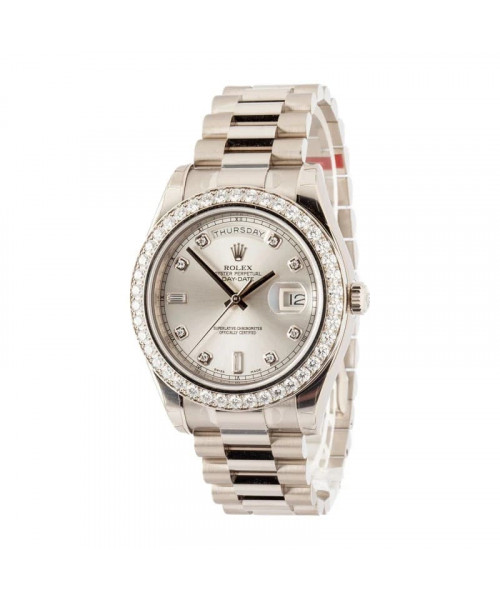 Rolex Day-Date II Ref 218349 18k White Gold