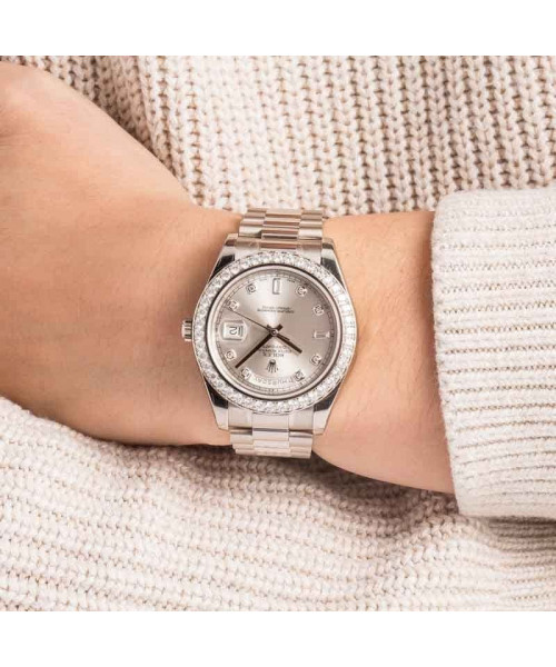 Rolex Day-Date II Ref 218349 18k White Gold