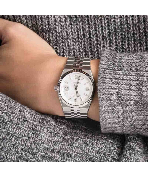 Rolex Land-Dweller 40 127334 White Honeycomb Motif Dial