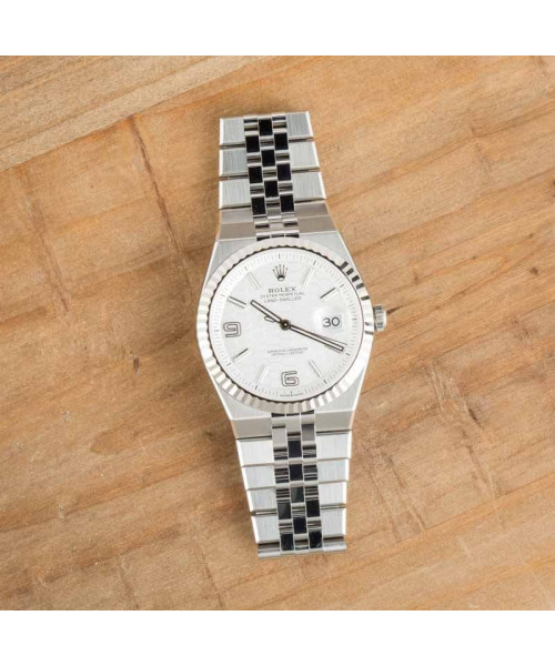 Rolex Land-Dweller 40 127334 White Honeycomb Motif Dial