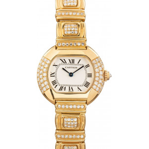 Cartier Ellipse WB6006EE Yellow Gold