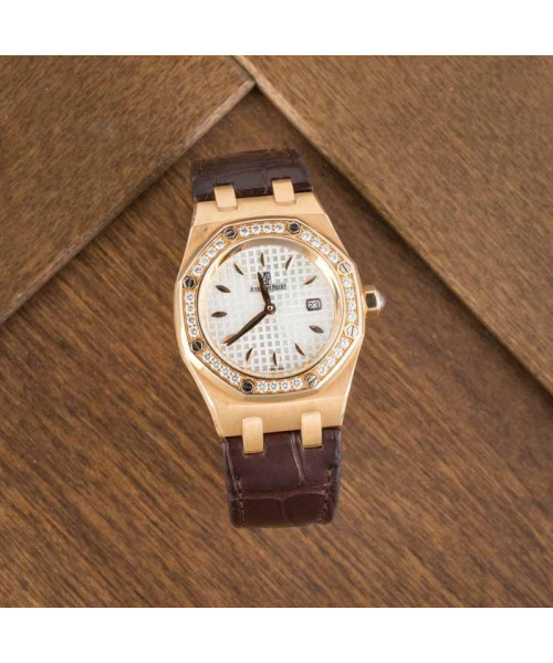 Ladies Audemars Piguet Royal Oak Diamond Bezel