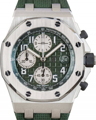 Audemars Piguet Royal Oak Offshore Selfwinding Chronograph Khaki Green Dial