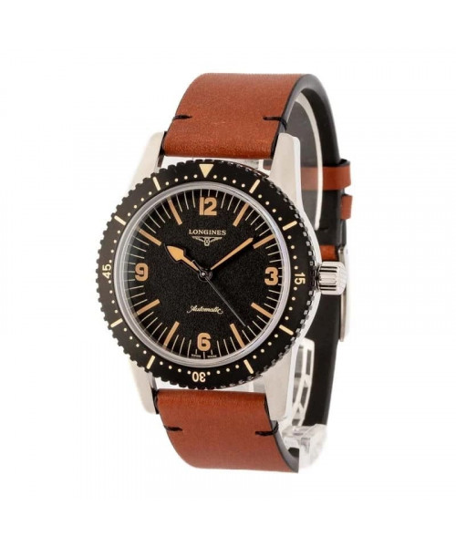 Longines Heritage Skin Diver Black Arabic Dial